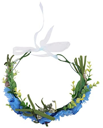 LALAFINA Blumen Haar Hoop Kopfbedeckung Hochzeit Party Kopfschmuck Braut Rose Blume Kranz Foto Kopfbedeckung Haar Zubehör Party Haar Bands