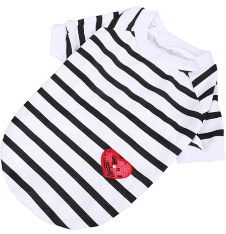 BESPORTBLE Baumwollshirt Für Hunde Welpen-t-Shirt Atmungsaktive Haustier-Shirts Bequeme Hundebekleidung Leicht Anzuziehendes Outfit Für Kleine Hunde