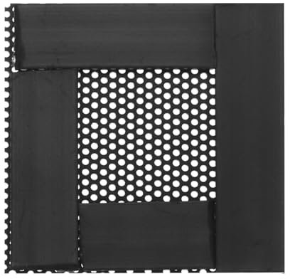 QUARKZMAN 5 st PC-dammfilter, 40mmx40mm Pvc Computer Case Cooler Dammskydd Fläktgaller för Högtalare Chassis Dator, Svart