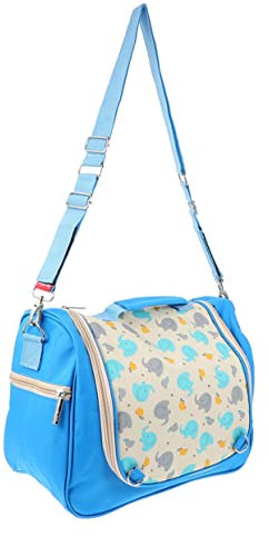 BESTonZON Kinderwagen Tasche Mit Vielen Fächern Für Flaschen Windeln Und Babykleidung Verstellbarer Schultergurt Leicht An Kinderwagen Zu Befestigen Handtasche Wickeltasche Still