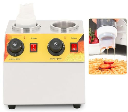 HmLotd Scaldasalsa Commerciale, Scaldasalsa Elettrico Commerciale, Controllo della Temperatura Regolabile da 0 a 80 ℃, Riscaldamento con Interruttore unidirezionale Facile da Pulire Adatto