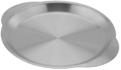 KESOTO Plato de Bocadillo para Servir Plato de Aperitivo de La Bandeja de Frutas para Restaurante de Cocina, Plata, Individual