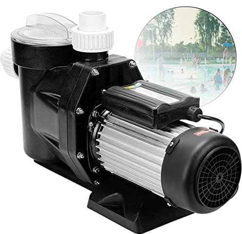 Pool Pump 2.0 HP, 7500 GPH High Flow Self Priming with Strainer Basket, 1500W Silent for Quick Water Drainage in Above and Inground Pools