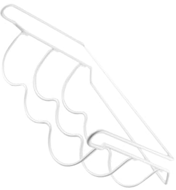 TOYZFRIENDY Soporte para Botellas De Vino para Estante De Refrigerador, Estante Metálico, Resistente De Hierro, Optimización De Espacio, Almacenamiento Organizado para Cocina