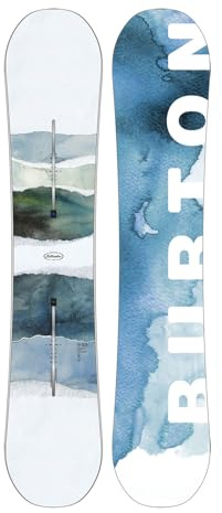 Burton - Snowboard Cultivator Flat Top Watercolor Herren – Größe 150 – Weiß