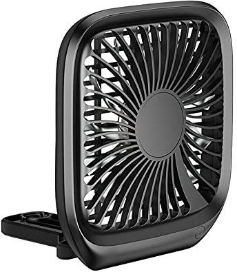 Mini ventilateur de clip de siège de voiture portable USB Charging Ventilateur de fibre de verre BLADES AIR COOYER DE VÉHICULE PLIENTABLES OUTILS DE REFROIDISSEMENT DE VOITURE DE VOITURE(Zwart)