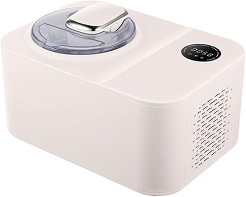 Eiwitany Gelatiera a compressore da 1,2 Litri, Macchina per Gelato Soft con Display LCD e Timer, Macchina per sorbetti Freddi rapidi, per Dessert Fatti in casa