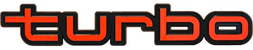 Richter Auto KFZ Relief 3D Emblem Turbo Schild 18 cm selbstklebend HR Art. 14556