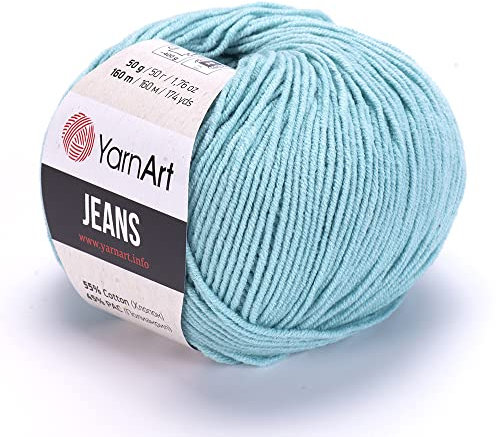 YarnArt Jeans Garn Baumwollgarn Amigurumi Babygarn Wolle 50g Yarn Art 160m/50g (81)