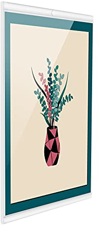 Beowanzk Bilderrahmen A3 Quadratisch Tag Plexiglas 30 x 40 Rahmen Poster Glas Transparent Front Back Magnetisch für Wandbilder, Format A3 30 x 40