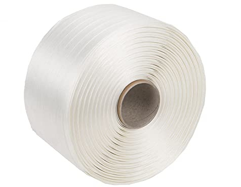 031.0206-1 rulle 19 mm polyesterband | 600 mtr | draghållfasthet: 550 kg | Kärndiameter: 76 mm.