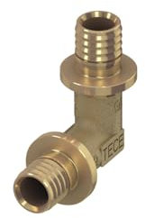 TECE Winkel 90° 25mm messing 767025
