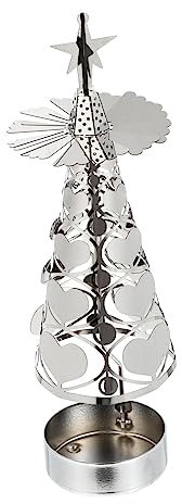 Alipis 2 STK Weihnachts Baum Kerzenhalter Kegelhalter Tischkerzen Hochzeitsdekorationen die Weihnachtskerze Partyzubehör Kerzenhalter aus Metall Esstisch Tablett Kerzenglas Teelicht