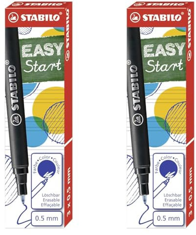 Tintenpatronen zum Nachfüllen - STABILO EASYoriginal Refill - medium - 6er Pack - blau (löschbar)