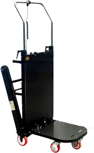 XENITE Elektrischer Handwagen zum Treppensteigen, robuster zusammenklappbarer Handwagen für Treppensteiger, mit 5 Rädern, für Treppen, Flacher Boden/48 V, 36 Ah-1pc