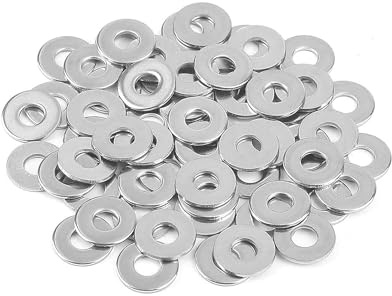 Unterlegscheiben M8, 20 Stück Beilagscheiben M8 x 24mm Edelstahl, Karosseriescheiben A2 V2A 304, Unterlegscheiben DIN9021 / ISO7093, Unterlegscheibe Edelstahl für Muttern, Schrauben, Gewindestange