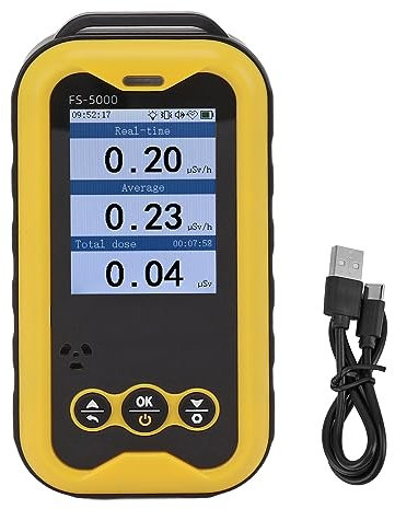 Srliya Tragbarer Strahlungs Monitor 0,01 μSv/h-50msv/h 1800mAh 2,4 in TFT-LCD-Bildschirm Monitor X γ β Strahlen-Hands Trahlung Detektor