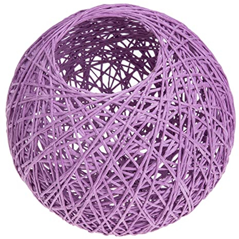 ORFOFE Purple Ball Lampshade 5.91 in Paper Ball Lamp Shade Home Ceiling Light Shade Chic Table Light Cover Decorative for Bedroom Living Room Study Office