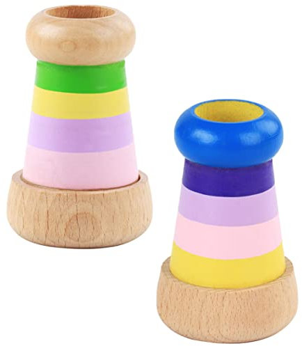 MUSISALY 2stücke Holz Kaleidoskop Spielzeug Für Junge Mädchen Mit Großer Linse Für Verbesserten Betrachtungswinkel Kaleidoskop Beobachtung Welt Exploration Poly Prismen