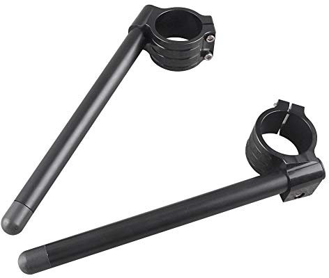 FSFYUK 50mm Stummellenker Gabelrohrsatz Schwarz Für APRILIA