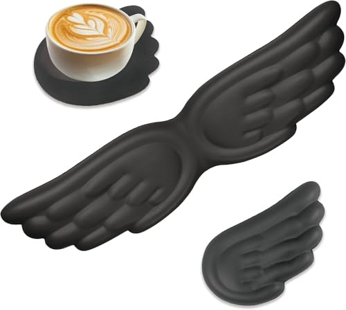2 Stück Wolke Handballenauflage Tastatur, Handballenauflage Tastatur Maus Set, ergonomisches Handgelenkkissen, Handballenauflage für Tastatur, Computer Zubehör, für Tastatur, Maus, Desktop