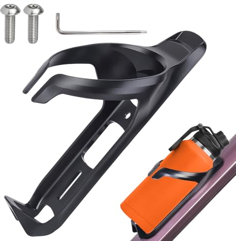 DGMI Airtag Support de vélo, cachette de vélo, avec vis et porte-bouteille, pour vélo, vélo de route, VTT (noir)