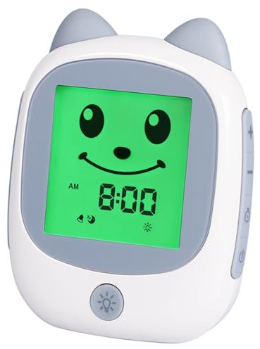 FiveHome Kleinkinder Schlaf Training Kinderwecker, Schlaftrainer Kinder, Snooze und Timer, Digitaler Wecker Kinder für Jungen und Mädchen