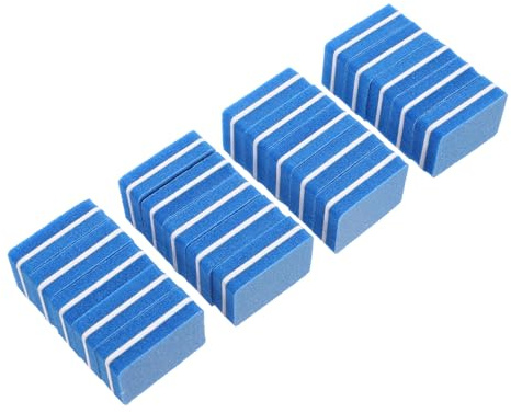 COMPUKAS 50stücke Mini Nagelpuffer Block Aus Schwamm Doppelseitige Feilen Für Maniküre Und Nagelpflege Für Acrylnägel Und Naturnägel Langlebig Und Praktisch