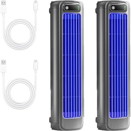 Genérico Aire Acondicionado Portátil Qinux Brizaac Imwing Cooling Ace, Ventilador Silencioso De Bajo Consumo Sherum Brezza AC, Aire Acondicionado Libiyi Cooling Ace, 3 Velocidades Y Pantalla