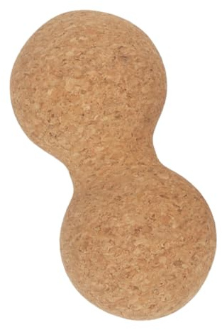 MOLUCKFU Pelota de Masaje de Maní de Corcho para Pies y Espalda, Alivia la Presión Corporal, Adecuado para Yoga y Ejercicios