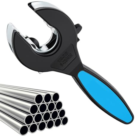 Tagliatubi a cricchetto | Utensili manuali pesanti multifunzionali, Tagliatubi regolabili - Per esterni, impianti idraulici, costruzione, manutenzione industriale, tubi in rame, ferro, acciaio