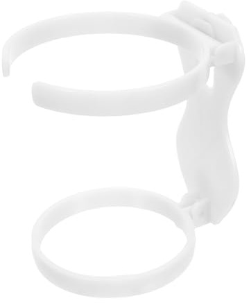 JOINPAYA Portavasos Plegable Tipo Bolsa de Mano Color Claro para Viajes y Picnic, Accesorio Compacto Compatible Botellas y Tazas, Adecuado para Playa, Piscina y Equipaje de Mano