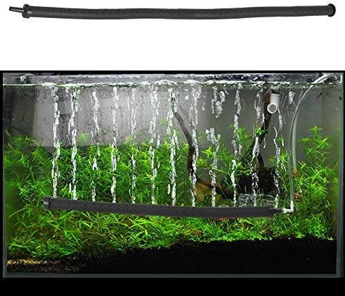 Dilwe Accesorios para Peceras de Acuario Bomba de Tubo de Barra Difusora de Burbujas de Aire de Oxígeno Flexible de Plástico para Circulación de Agua y Oxigenación en Sistemas Hidropónicos para 20
