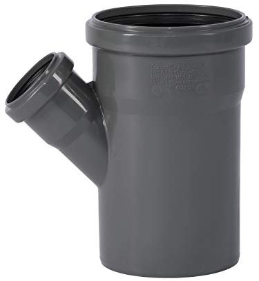 Ostendorf 175220 HT di derivazione, Grigio, DN110/50/45 Grad