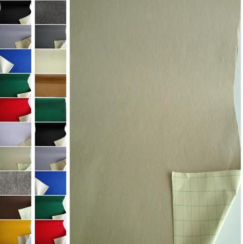 StoffBook Beige Bastelfilz Klebefilz Filz für Basteln und Dekoration | Selbstklebend und leicht, Stoff für Basteln, Dekoration und Handwerk, Filzstoff