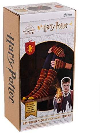 Eaglemoss Gryffindor Strickset Fäustlinge & Socken