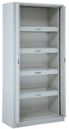 BISLEY Einschwenktürenschrank ECO mit 4 Fachböden
