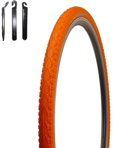 1 x Kenda K-935 Fahrradreifen Fahrradmantel Orange 40-622 (28 x 1,5) inkl. Reifenheber
