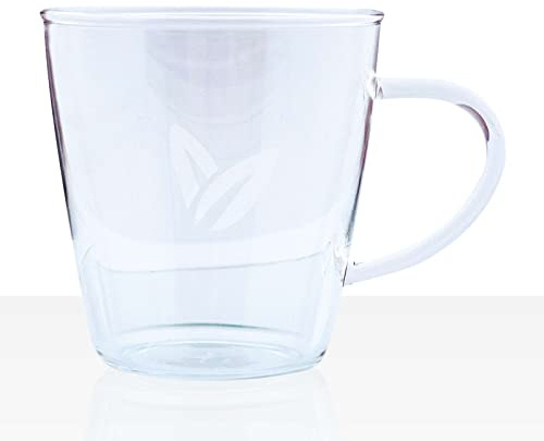 Pure Tea Tchibo Pure Tee-Becher aus Glas mit Henkel, 0,3 l, mehrfarbig, einzigartig