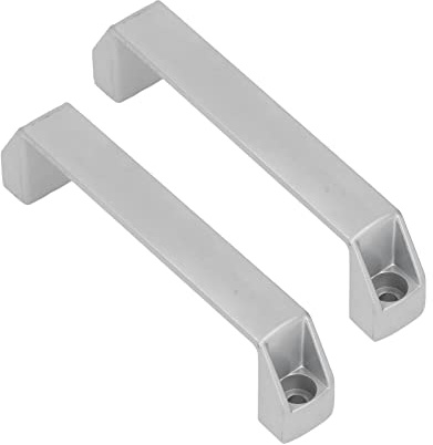 2 St Skåpdrag Dörrhandtag 180 mm Hålavstånd Aluminiumlegering Drag för Skåpdörrar(Silver)