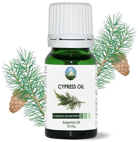 NPOW Cypress Essential Oils - Humidifier Oil Diffuser, Reed Diffusers for Home, Cypress Oils for Home Diffuser Oil - Aromatherapy, Warm Sweet Scent - 10ml