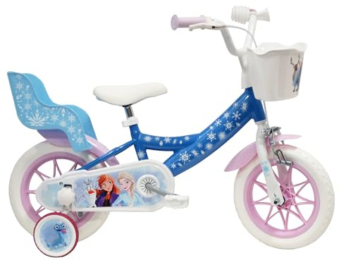 Tecnobike Shop Bici per Bambina Bicicletta Denver Albri Frozen - Taglia 12 pollici