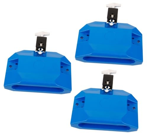 ibasenice 3stücke Drum Cowbell Mit Einstellbarer Halterung Musikalisches Percussion-zubehör Für Schlagzeug Für Frühe Bildung Und Auftritte Transparenten Langlebig Und Verarbeitet