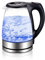 1,7L Bollitore Elettrico in Vetro Ebollizione Rapida Borosilicato e Acciaio Inossidabile con indicatore luce LED, Spegnimento Automatico, Protezione contro l'Ebollizione a Secco, 2200 watt