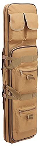 ANSNOW 32/38/46 Zoll Taktische Doppel-Langgewehr-Pistolen-Tasche, Schusswaffen-Transportkoffer, Doppel-Gewehrkoffer, Taktische Karabinerkoffer Für Den Außenbereich, Wasser- Und Staubbeständig, Lange