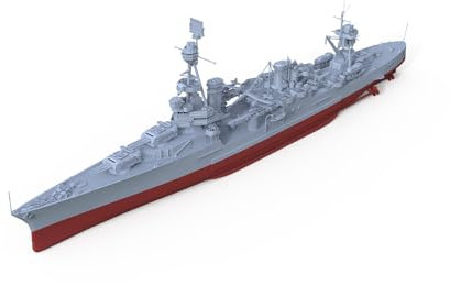 MRY-SFW 1/700 Military Model US Navy CA-26 USS Northampton Class Heavy Cruiser 1941 Bottom Edition Naval Base