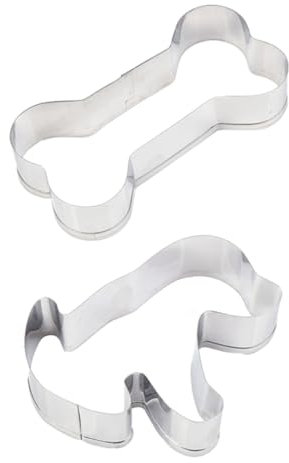Cabilock Molde Para Hornear De Hueso De Perro De Acero Inoxidable 6 Piezas Herramienta De Repostería