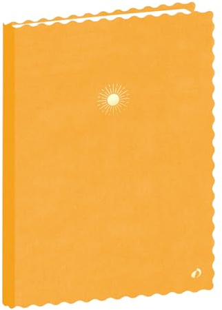 Quo Vadis - Anteckningsbok - fantasi - gul - linjerade sidor - 15 x 21 cm - vitt Clairefontaine papper - franskt tillverkat