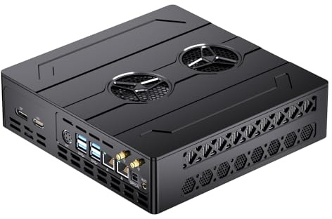 Mavsloly Mini Gaming PC with i9-12900F (16 Cores, Max 5.1GHz), 32G DDR5 RAM 1T PCIE4.0 SSD, RTX3050 6G Desktop Computer, Dual LAN, Optical, 8K, 1*HDMI, 1*DP, WiFi 6e, Windows 11 Pro