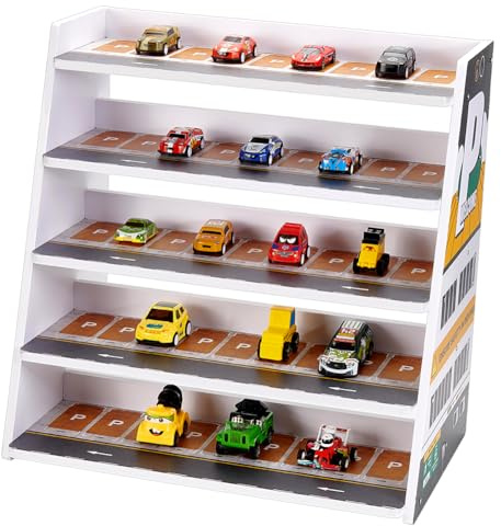 UNICRAFTALE 1/64 Hot Die Cast Model Car Display Case 5-Tier Display Stand